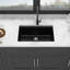 Quartz Kitchen Sink - 28" X 19" Black Granite Composite Workstation Undermount Kitchen Sink-116492934