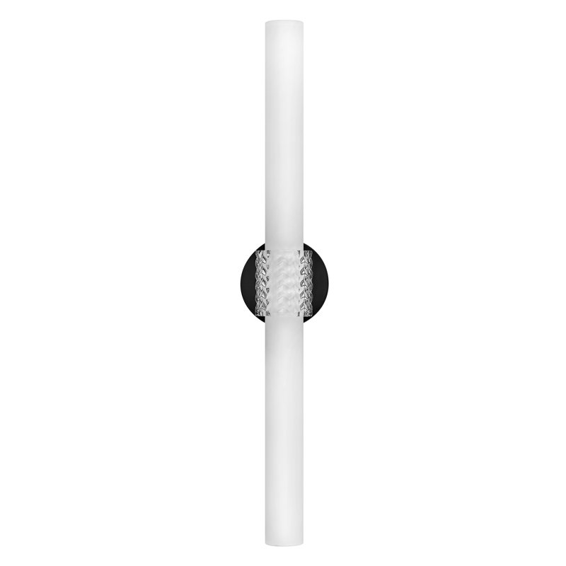 Vivi 1 -Light Dimmable LED Bath Bar, Black