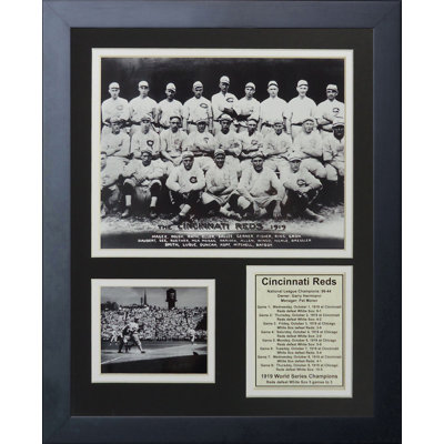 1919 Cincinnati Reds Champions Framed Memorabilia