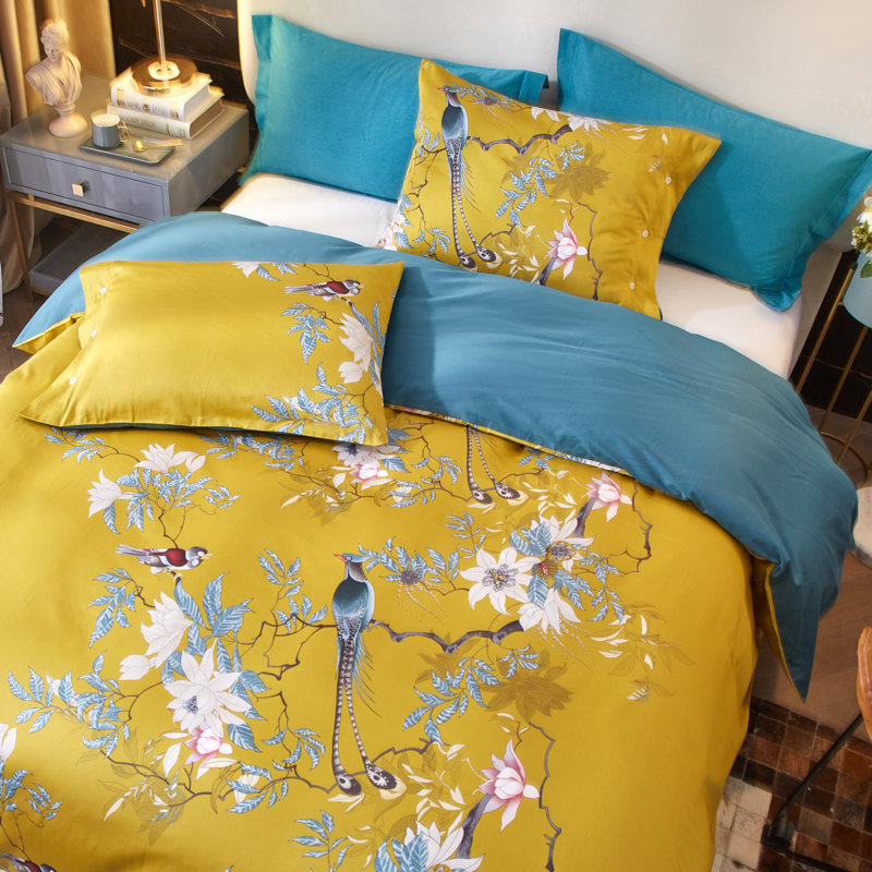 2-Piece Luxury 100% Cotton Floral Pillowcases