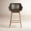 Tabouret pivotant en cuir Bahari-778785041-752825746-752825747