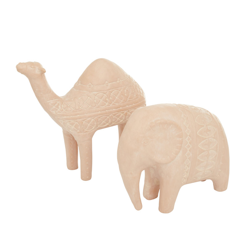 Ensemble de 2 figurines en céramique Eisen