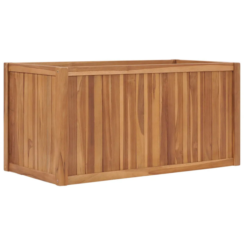 Clardy Wood Raised Garden Bed, 50cm H x 100cm W x 50cm D