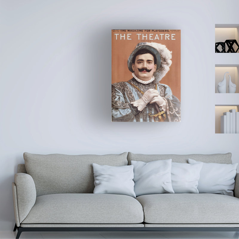 Affiche de l'école américaine "Enrico Caruso Asrigoletto", 1912, art sur toile, H 24 po x l 18 po