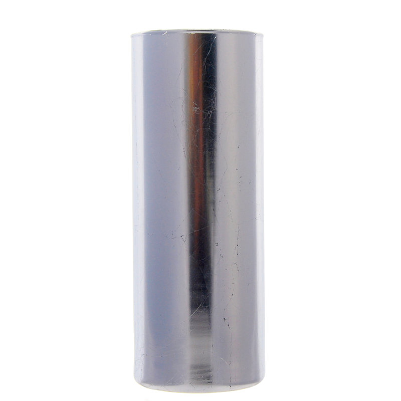 Gilded Glass Table Vase, 9", Silver