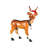 Santa's Christmas Red-Nosed Reindeer Statue