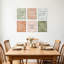 6 Piece Wrapped Canvas Wall Art