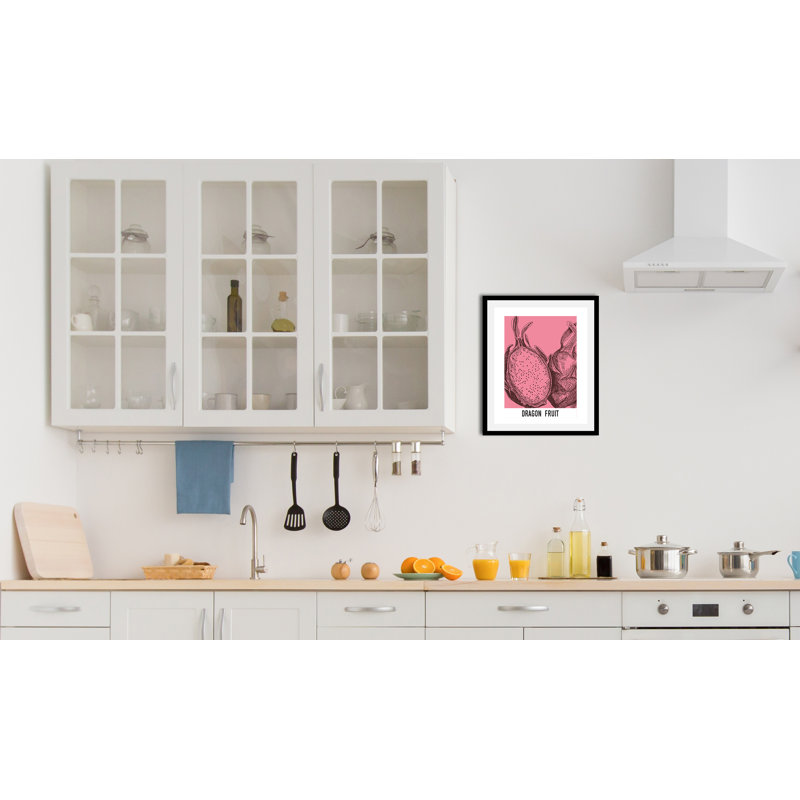 Dragon Fruit - Single Picture Frame Print, 70cm H x 50cm W