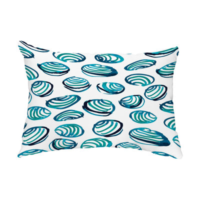  Housse et insert de coussin rectangulaire d'extérieur Clams