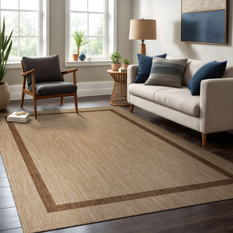Waikiki Geometric Indoor/Outdoor Rug, Rectangle 6' x 9'