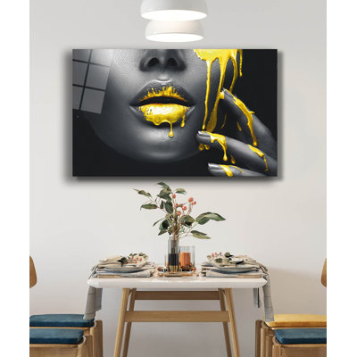 Superbe peinture décorative en verre trempé de 23,6 po x 35,4 po | 100% verre trempé, épaisseur: 0,16 pouce | Parfait pour la décoration intérieure, l'esthétique moderne et l'art mural élégant
