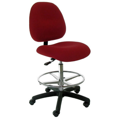 Mid-Back Drafting Chair by Industrial Seating