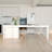 110"W Large Kitchen Island Lift Table