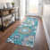Premium Machine Washable Prisco Teal Rug