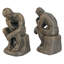 Serre-livres de sculpturale en fonte de rodin de réflexion