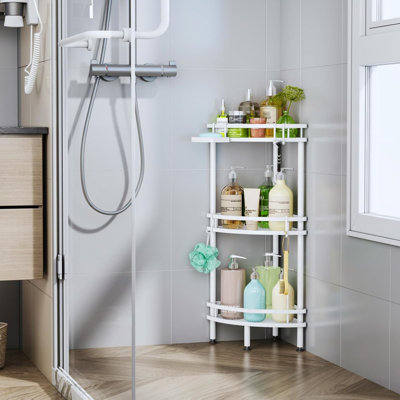 Freestanding Stainless Steel Shower Caddy