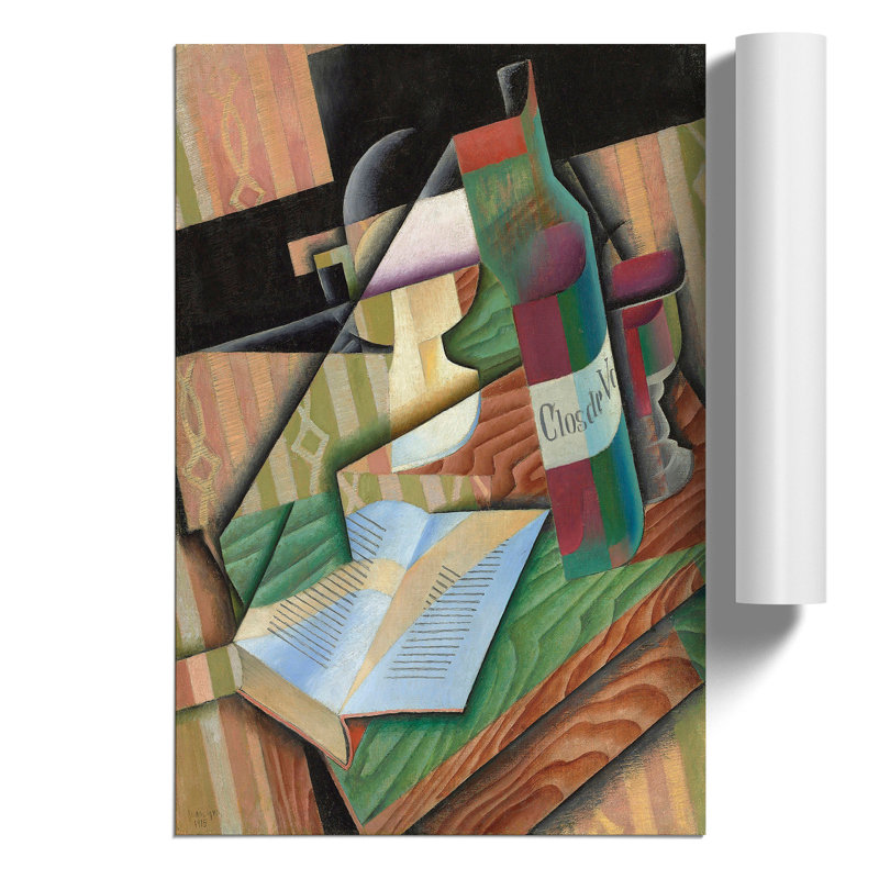 Le Livre by Juan Gris - Wall Art, 59cm H x 42cm W x 0.1cm D