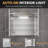 Hendra 30'' W 32'' H Frameless Medicine Cabinet with Mirror and 3 Adjustable Shelves