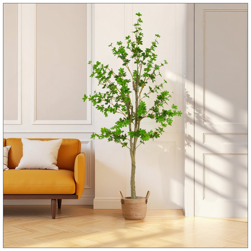 76" Artificial Enkianthus Tree With Pot