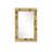 Beau Cast Aluminum, Enamel Rectangle Mirror