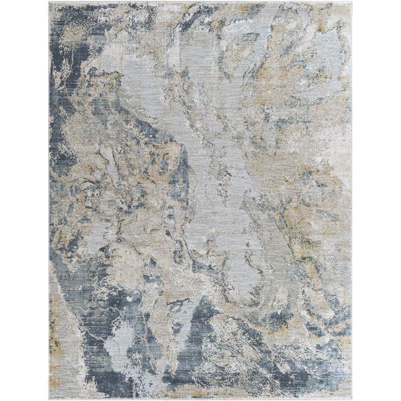 Batres Abstract Indoor Rug, Rectangle 12' x 15'