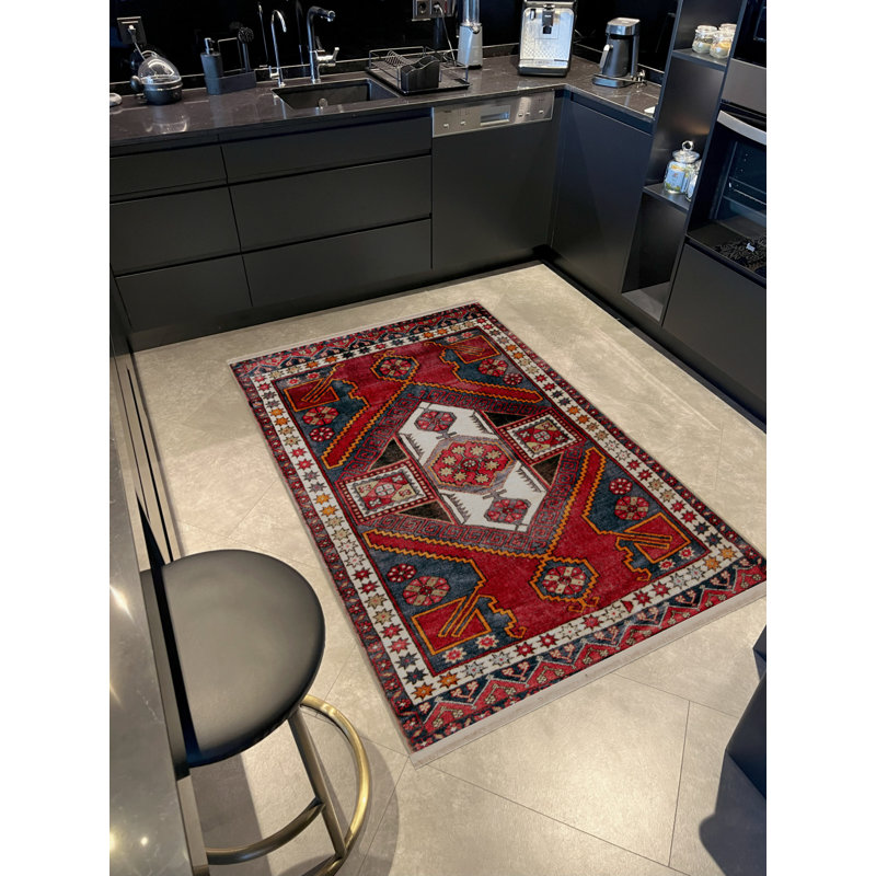 Tapis rectangulaire Villo, Tapis de couloir 2 pi 8 po x 9 pi 11 po