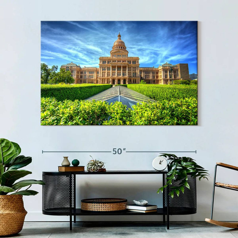 Nicci Texas Capitol, H 34 po x l 51 po