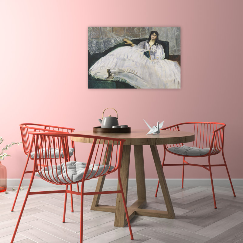 Portrait de Jeanne Duval, 1862, estampe d'art mural contemporain abstraite impressionniste, H 24 po x l 36 po