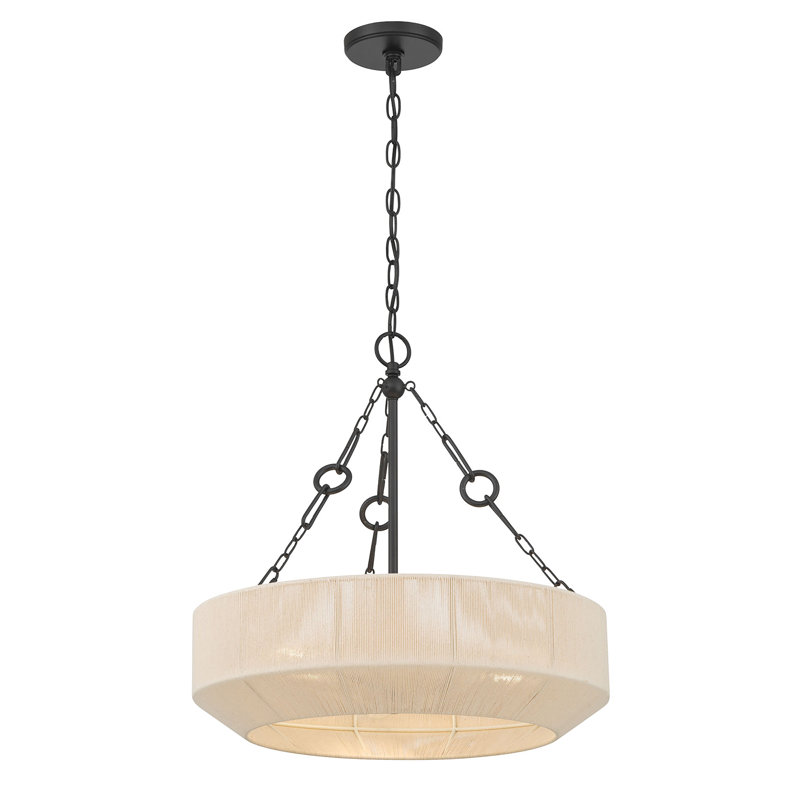 Luminaire suspendu 3 lumières Positano, Trois lumières, H 82,75 po x l 20 po x P 20 po