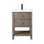 Meuble-lavabo double avec plateau en céramique Lunnete-134282210