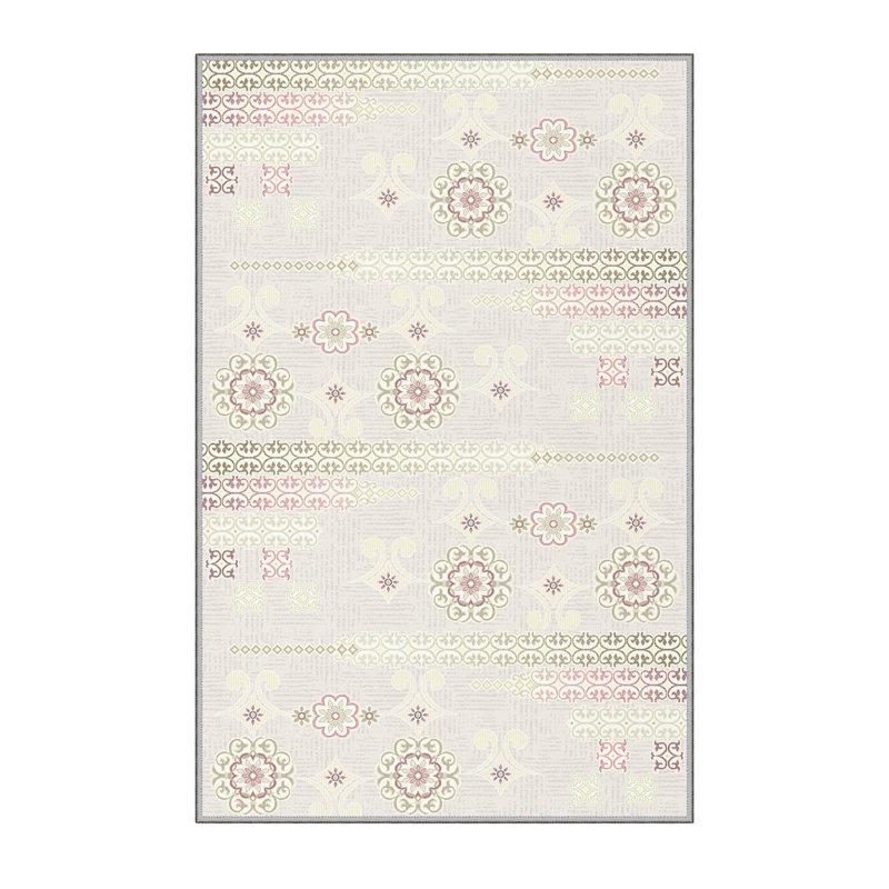 Luxurious 3D Printed Area Carpet, 5.9 x 9.2 Feet | 100% Polyester, 0.3 in Pile Height, 650 g/m² | Antibacterial & Non-Slip Underside, Machine Washable for Easy Care | Perfect for Living Room, Bedroom, or Office Décor