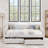 Queen Size Daybed with Two Drawers Trundle Upholstered Sofa Bed-129700444