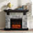 Troy 45'' W Electric Fireplace-140163455