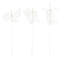 24"H Set Of 3 Christmas Metal Snowman Yard Stake Or Wall Decor(KD,Two Function)