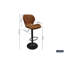 Swivel Upholstered Adjustable Height Counter Stool with Metal Frame-88208208