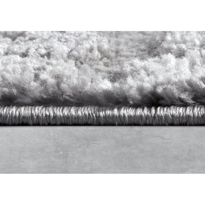 , Light Grey Gallery Animal Print Machine Woven Area Rug, Rectangle 80 x 120cm