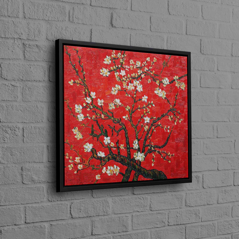 «Almond Blossom Tree», art mural sur toile de coton inspiré par Vincent Van Gogh pour Modern Home Decor, H 12 po x l 12 po