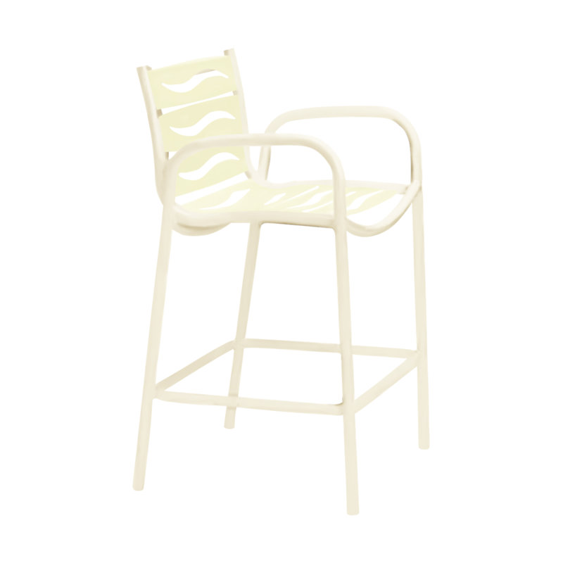 Tabouret de bar 28 po Millennia EZ Span ™, Parchemin, Coquillage