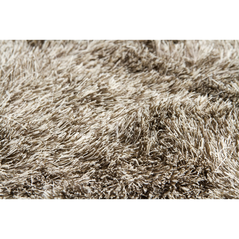 Vani Hand Loomed Modern Area Rug in Charcoal/Ivory, Rectangle 7'9" x 10'6"