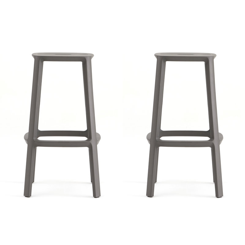 Tabouret de bar et de comptoir Cadrea, Tabouret de bar (siège d'une hauteur de 30 po), Brun foncé