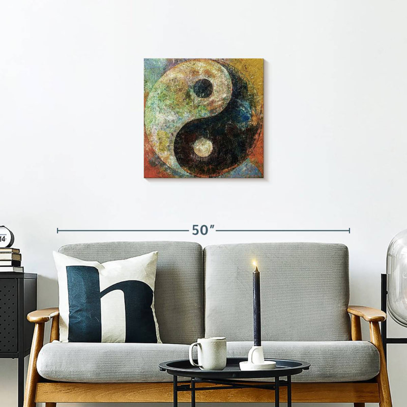 Kerrick, le Yin et le Yang, H 20 po x l 20 po