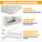 72x12 Inch Folding Concession Shelf（Split）