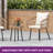 Belulah Wicker/Rattan 2 - Person Seating Group with Cushions