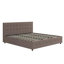 Lit plateforme tapissier capitonné en bois massif avec rangement Morphis-44722938-44722940