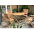 Jarrit Round Teak Solid Wood Foldable Outdoor Dining Table , 43 " W 43 " D