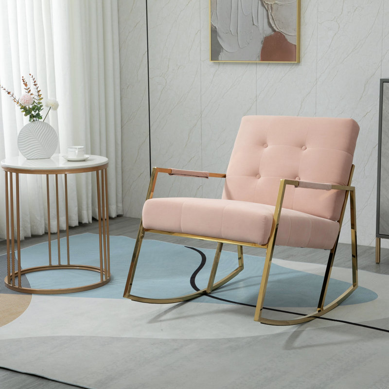 Chaises berçantes, Rose