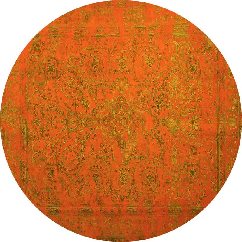 Performance Oriental Indoor Rug, Round 7'