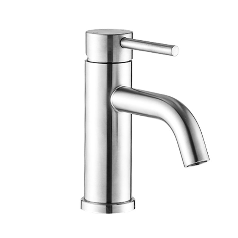 Bathroom Faucet - Modern, Brushed Nickel, Single Hole, Finish 1 Hole Material, Nickel