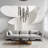 12-light Tassel Tube Flute Led Integrated cascade Chandelier-1720956032