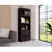 Bookcase, Three Shelves, Double Door Cabinet, Metal Hardware-582381496